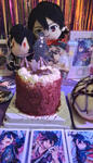 Red Velvet cake... inspired by the color of his eyes!!