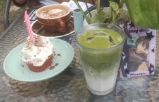 My friend celebrated my birthday.. with Rei